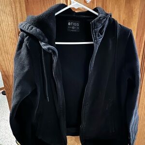 Figs Black Hoodie